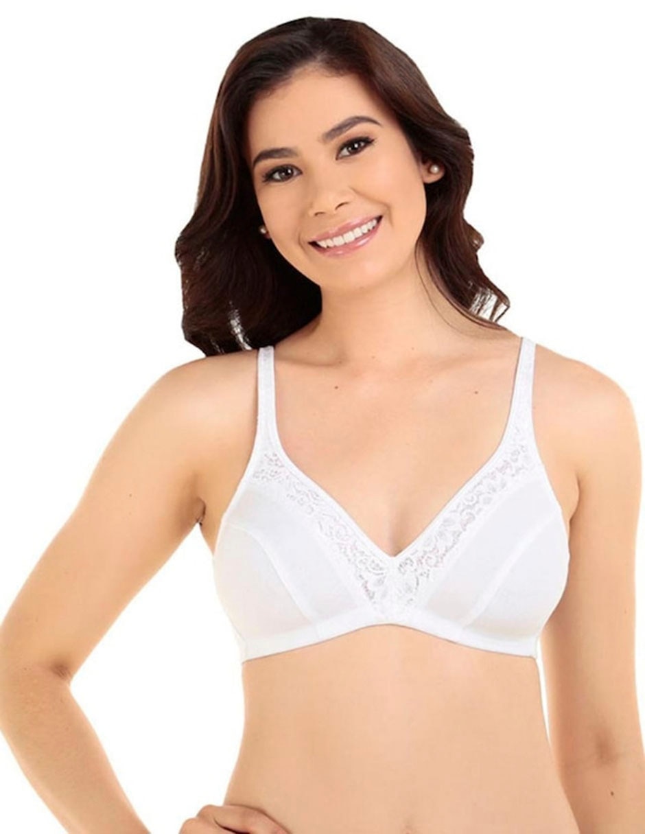 Brassiere demi con copa para mujer