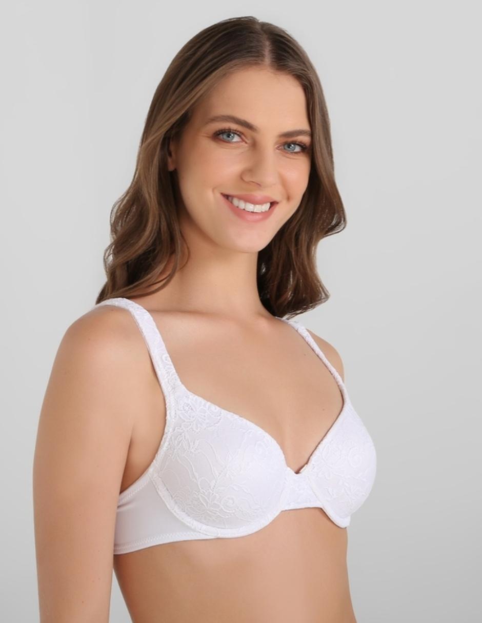 T-shirt bra con copa para mujer 2