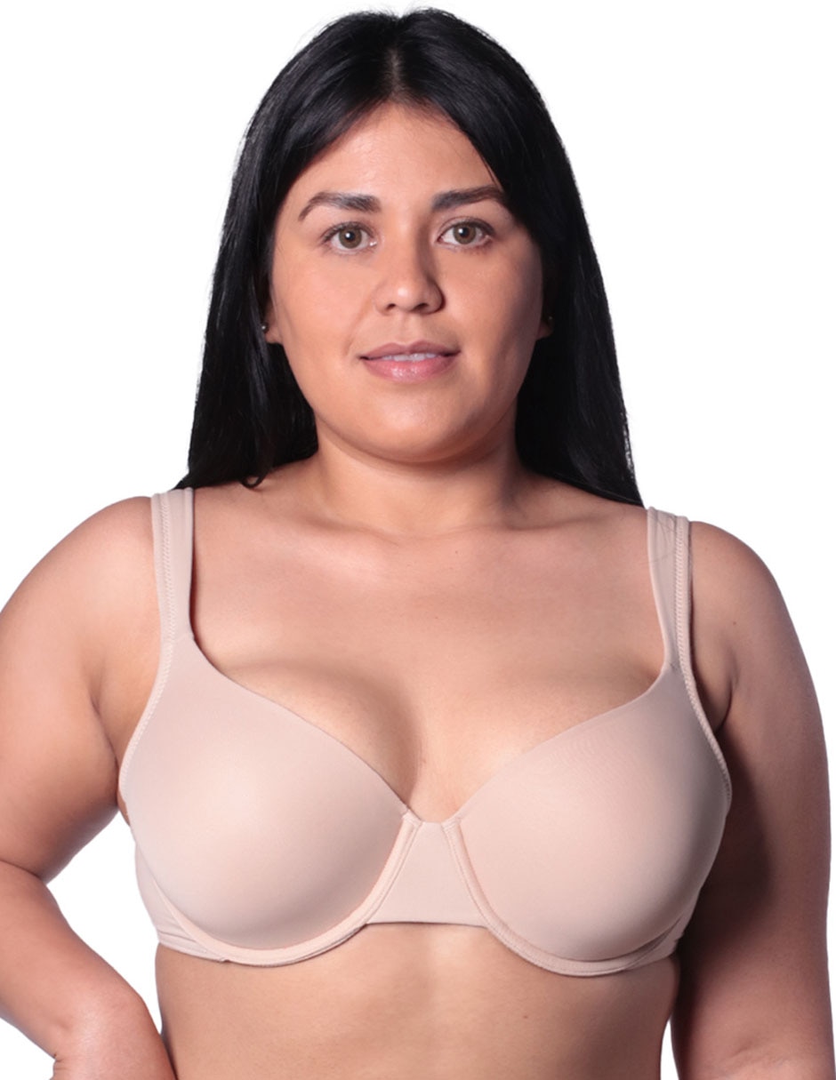 Brassiere demi con copa para mujer