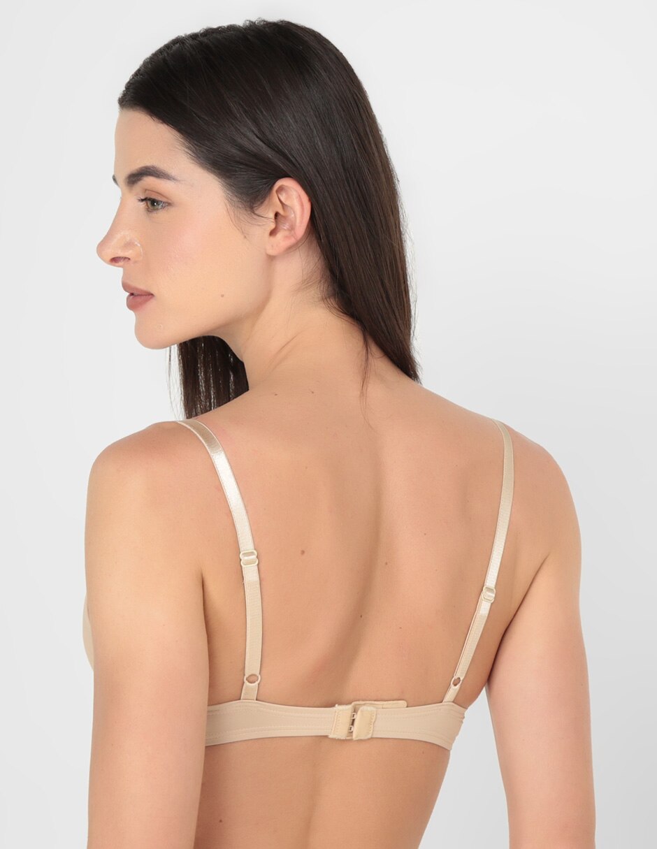 Brassiere demi con copa para mujer 3