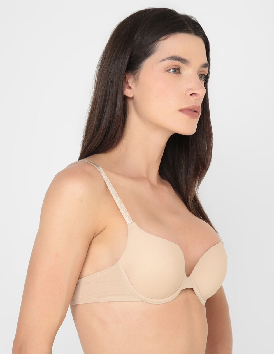 Brassiere demi con copa para mujer 4