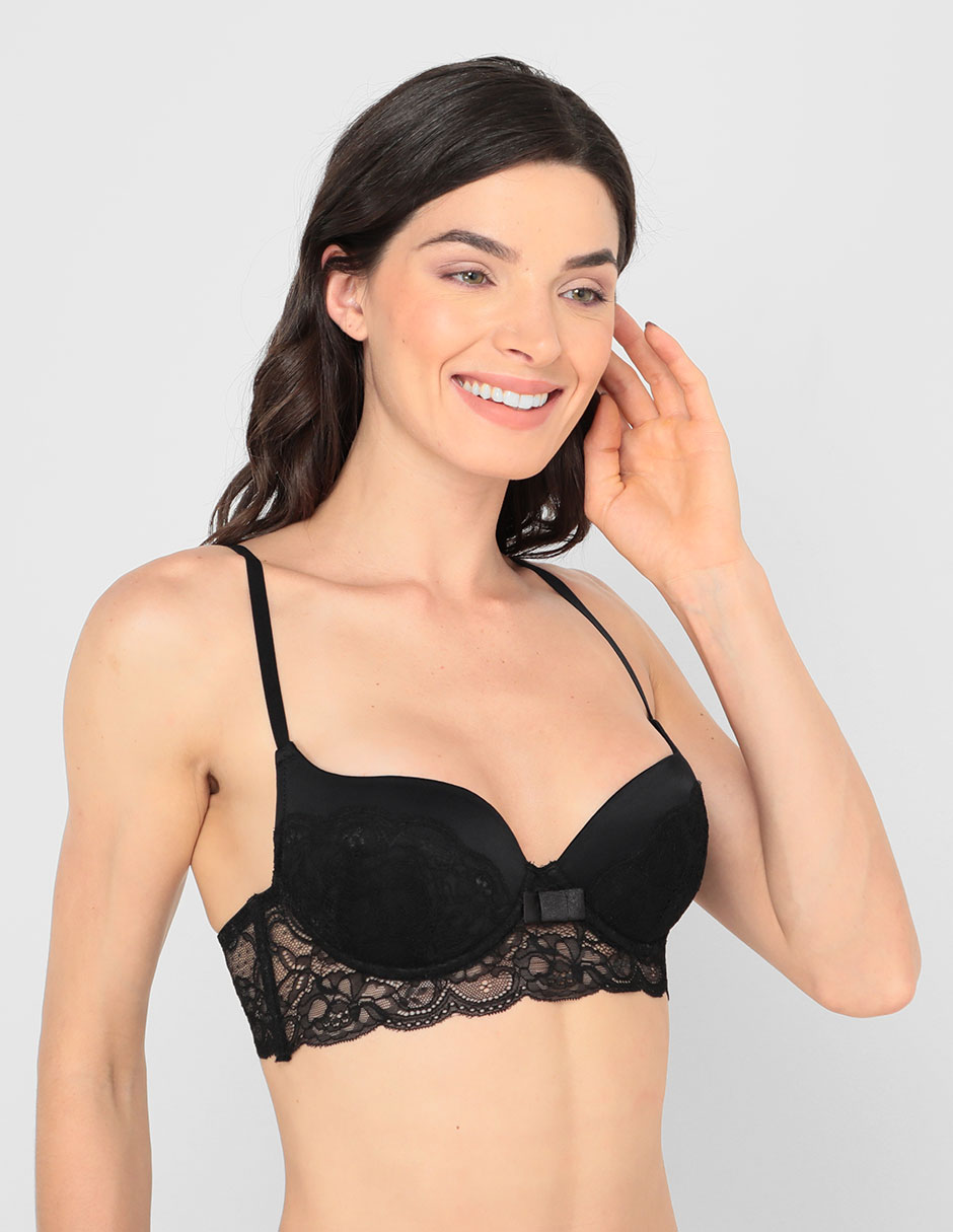 Brassiere demi con encaje 2