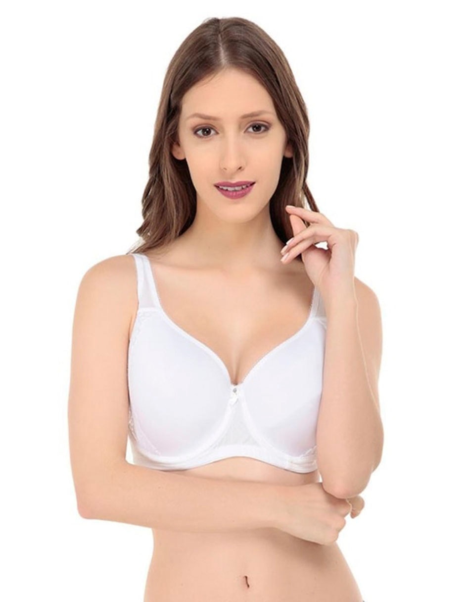 Brassiere demi con copa para mujer