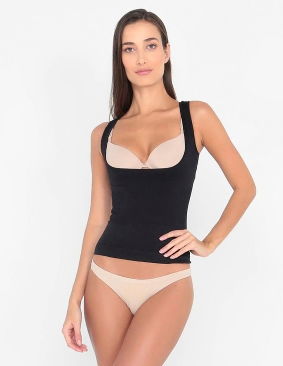 Camiseta tipo faja Weekend con compresión media para mujer