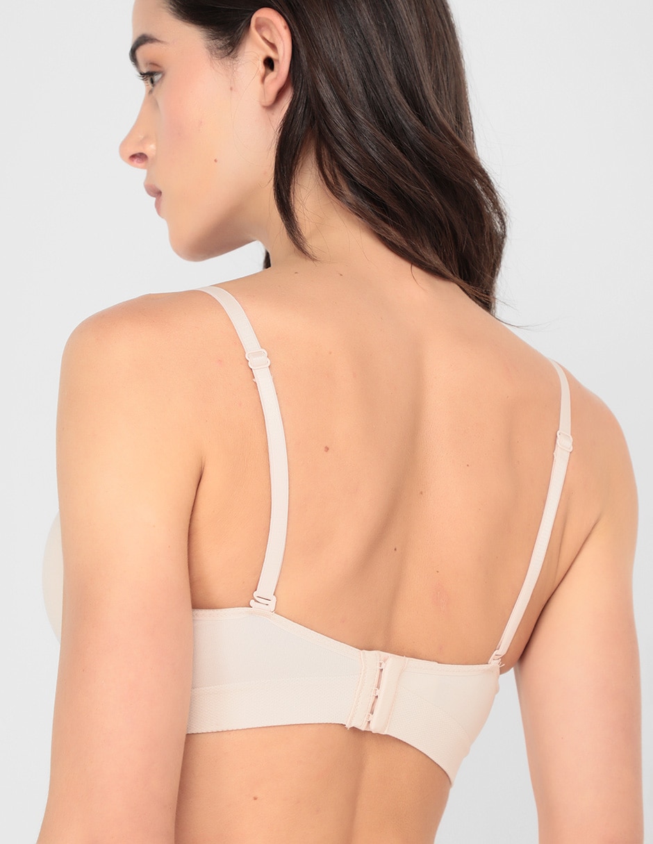 Brassiere demi copa push up para mujer 3