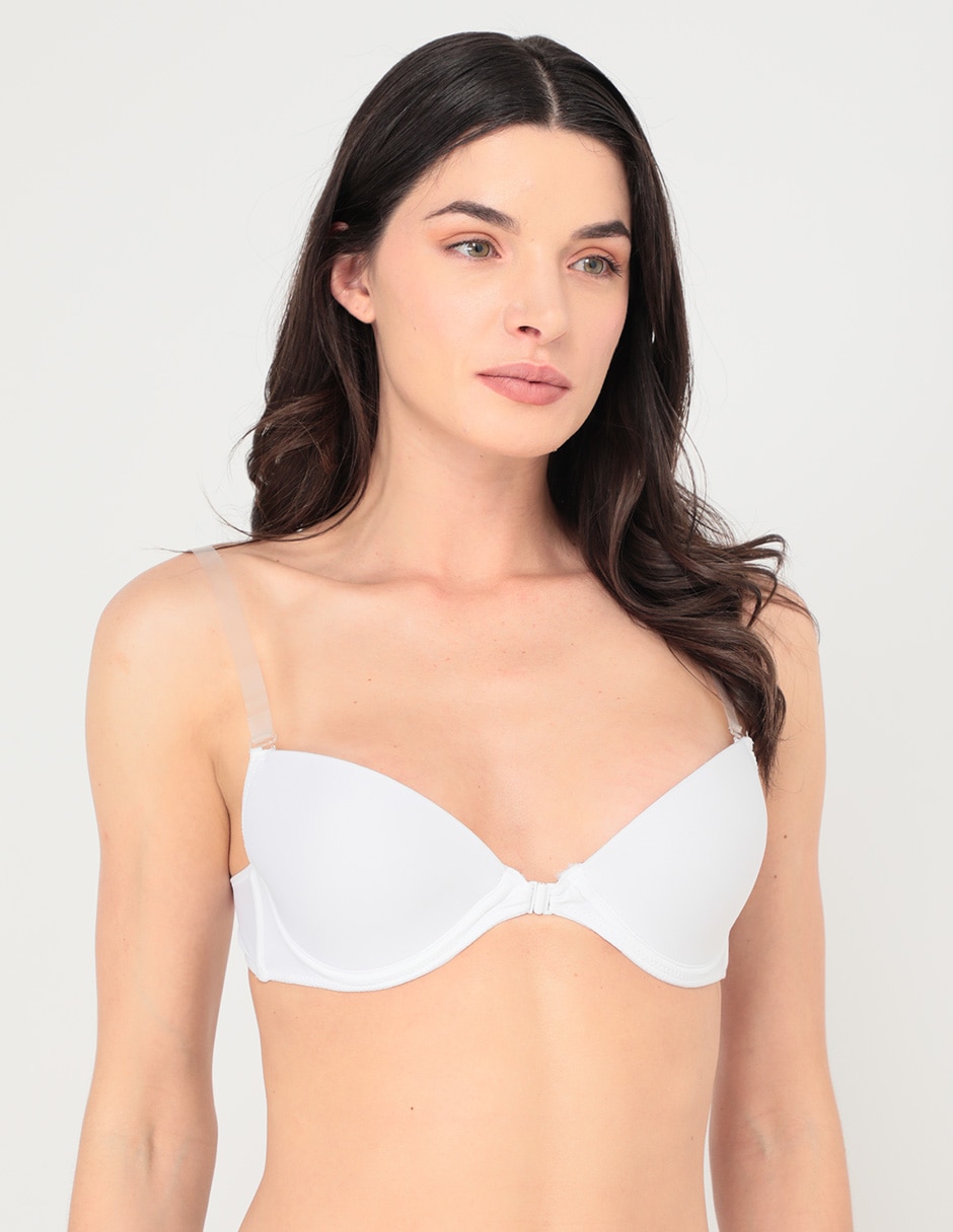 Brassiere demi copa preformada para mujer 2