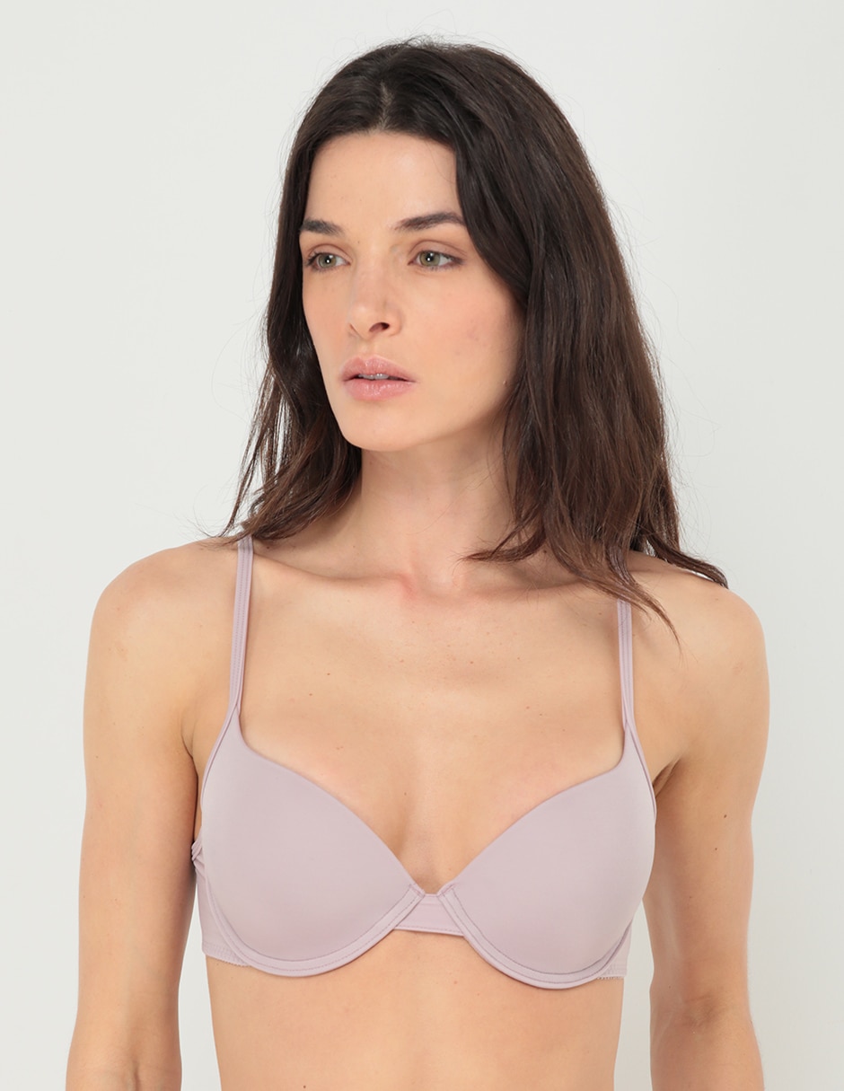 Brassiere demi con copa para mujer 1