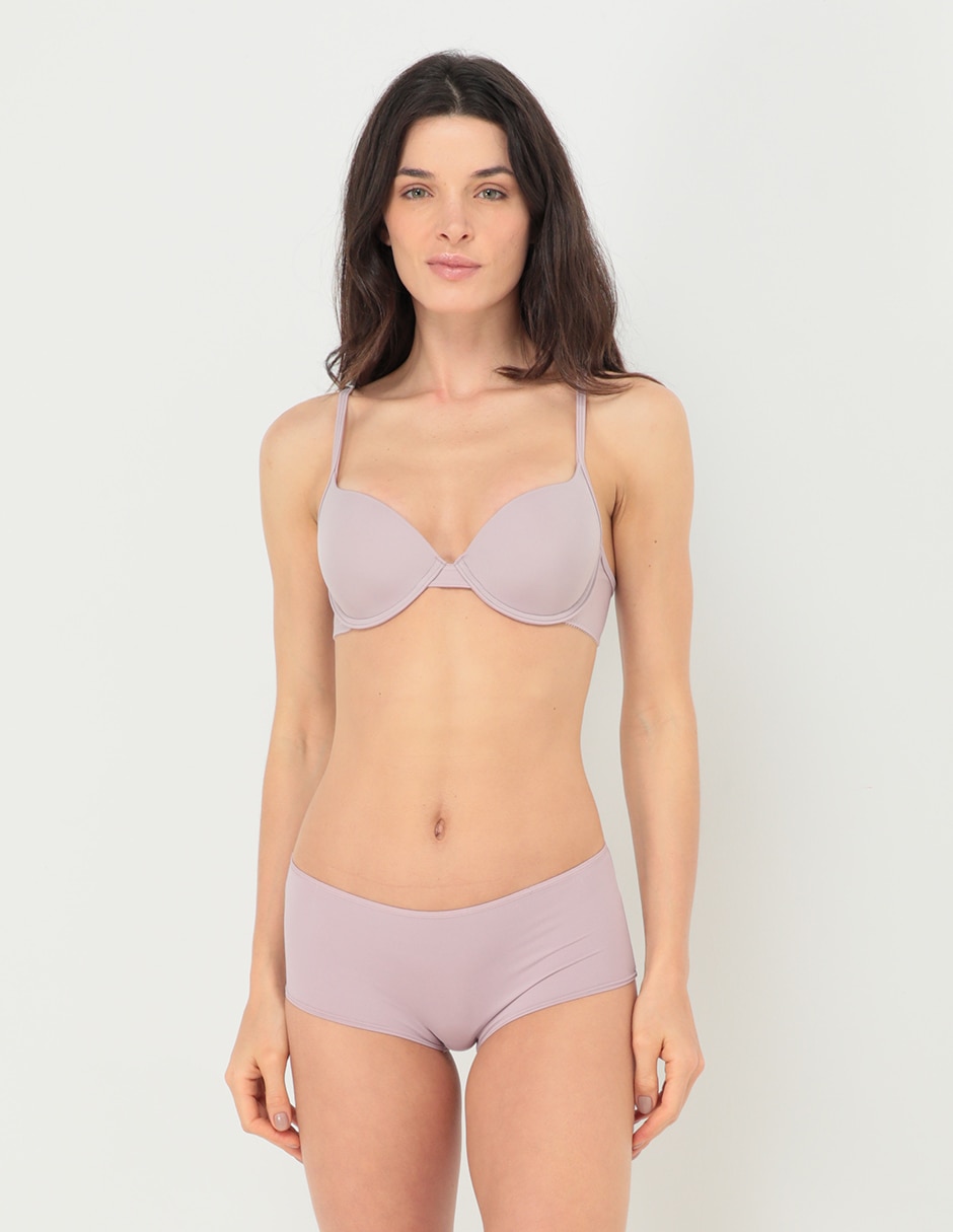 Brassiere demi con copa para mujer 5