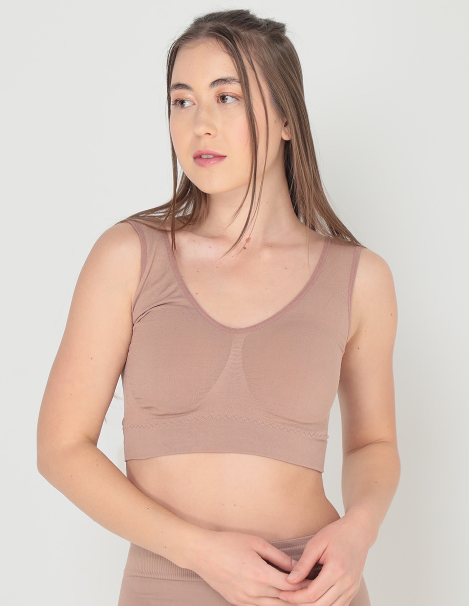 Brassiere corrector copa removible para mujer