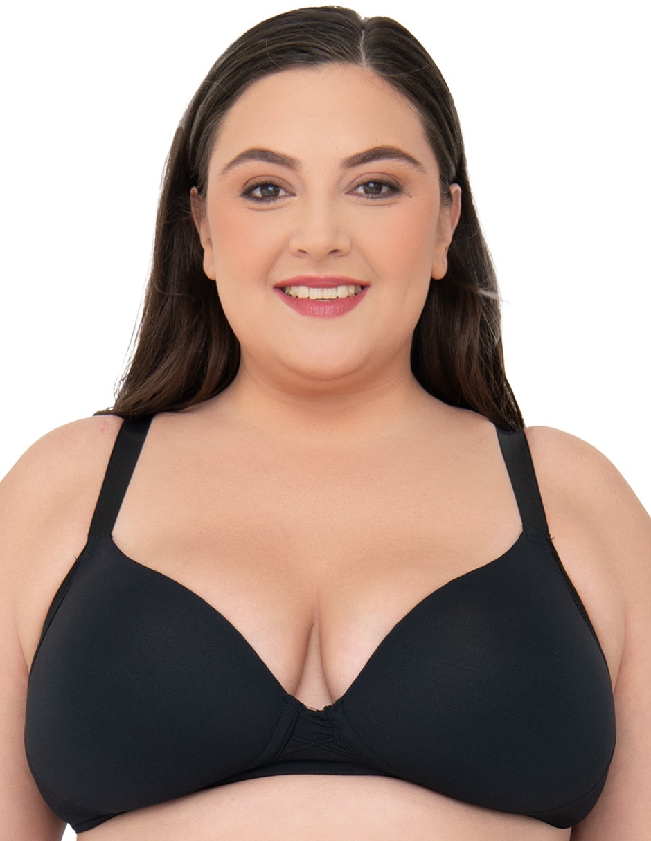 Brassiere demi con copa preformada para mujer