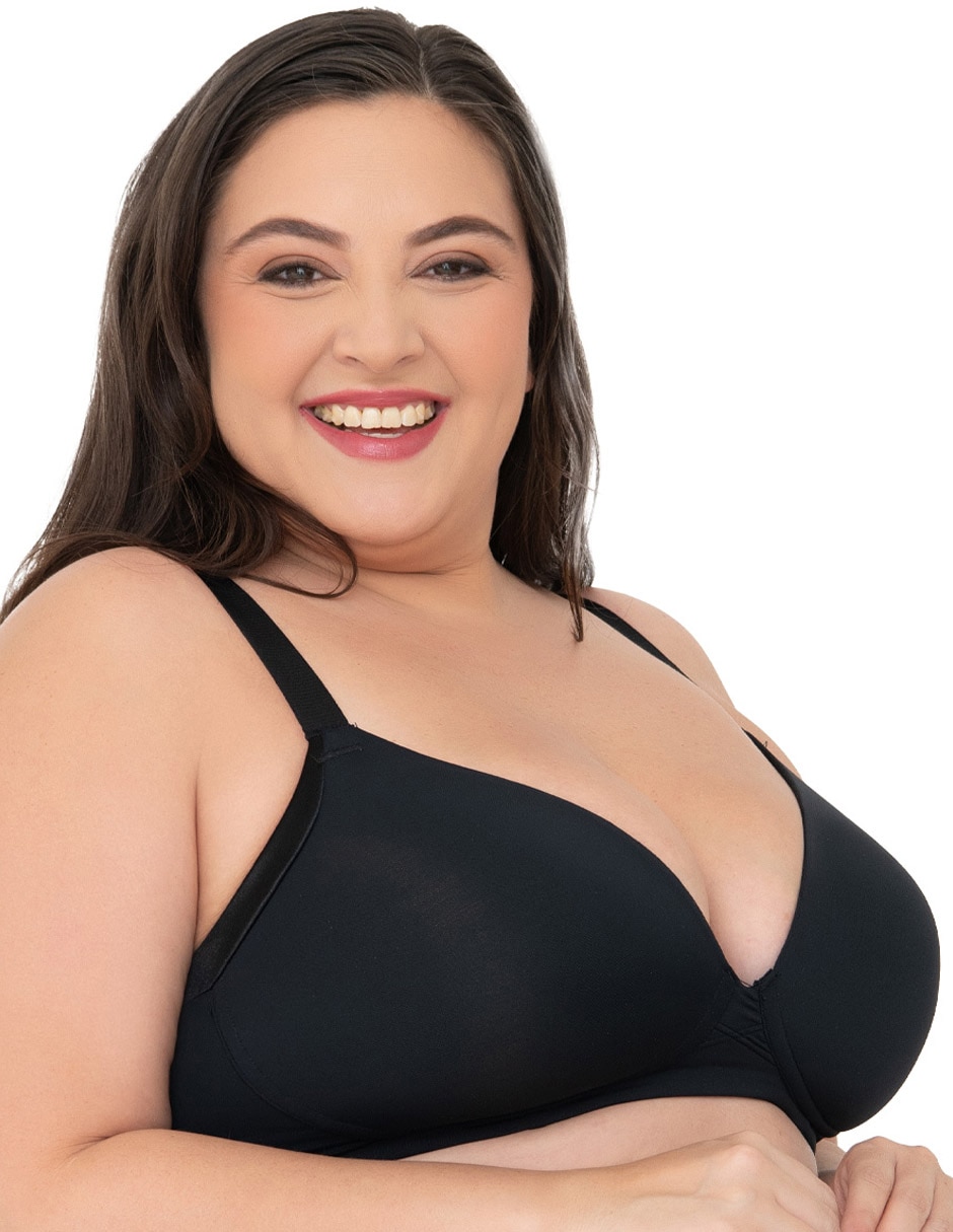 Brassiere demi con copa preformada para mujer 2