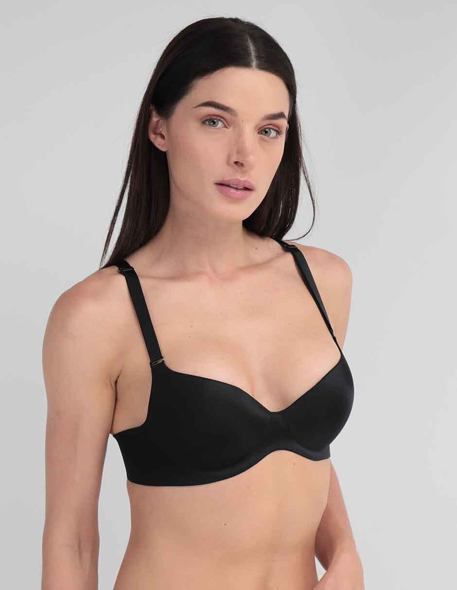 Brassiere demi copa push up para mujer 2