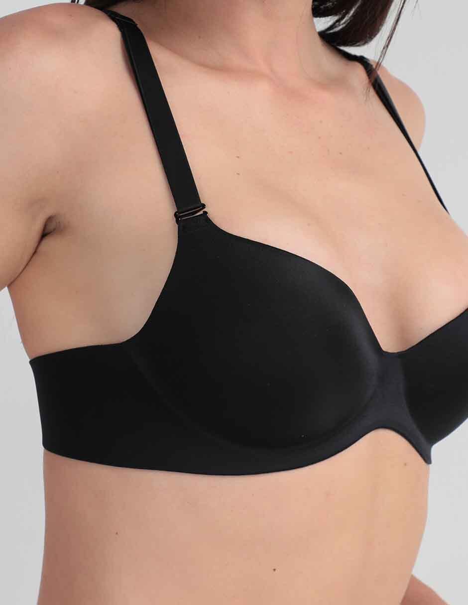 Brassiere demi copa push up para mujer 4