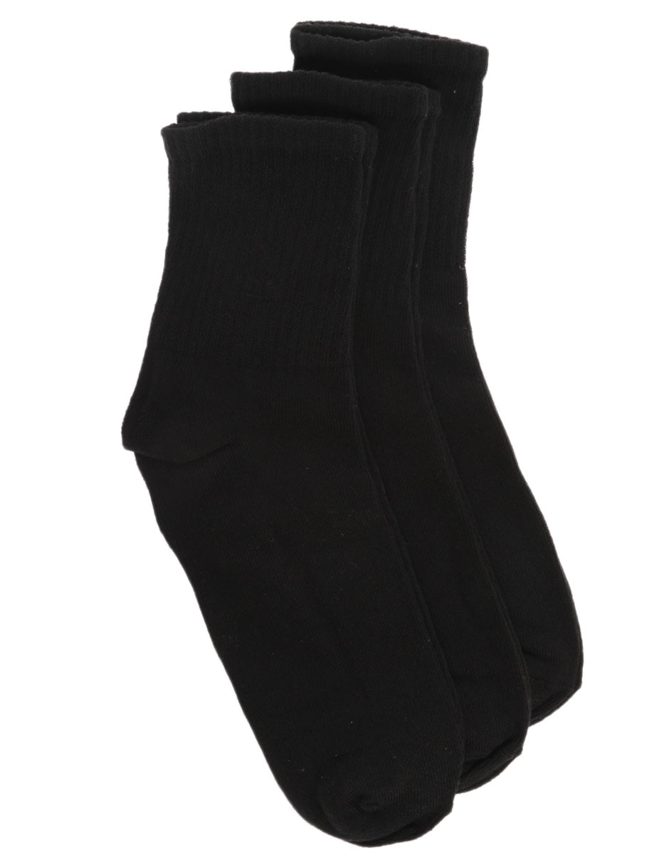 Calceta para mujer 3 pares Calceta para mujer 3 pares