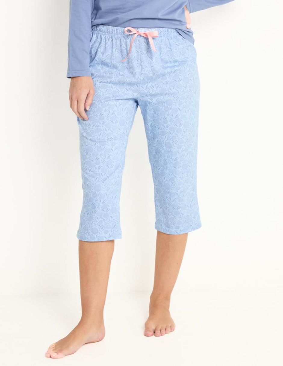 Pantalón capri regular para mujer