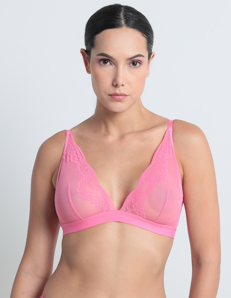 Brassiere demi para mujer