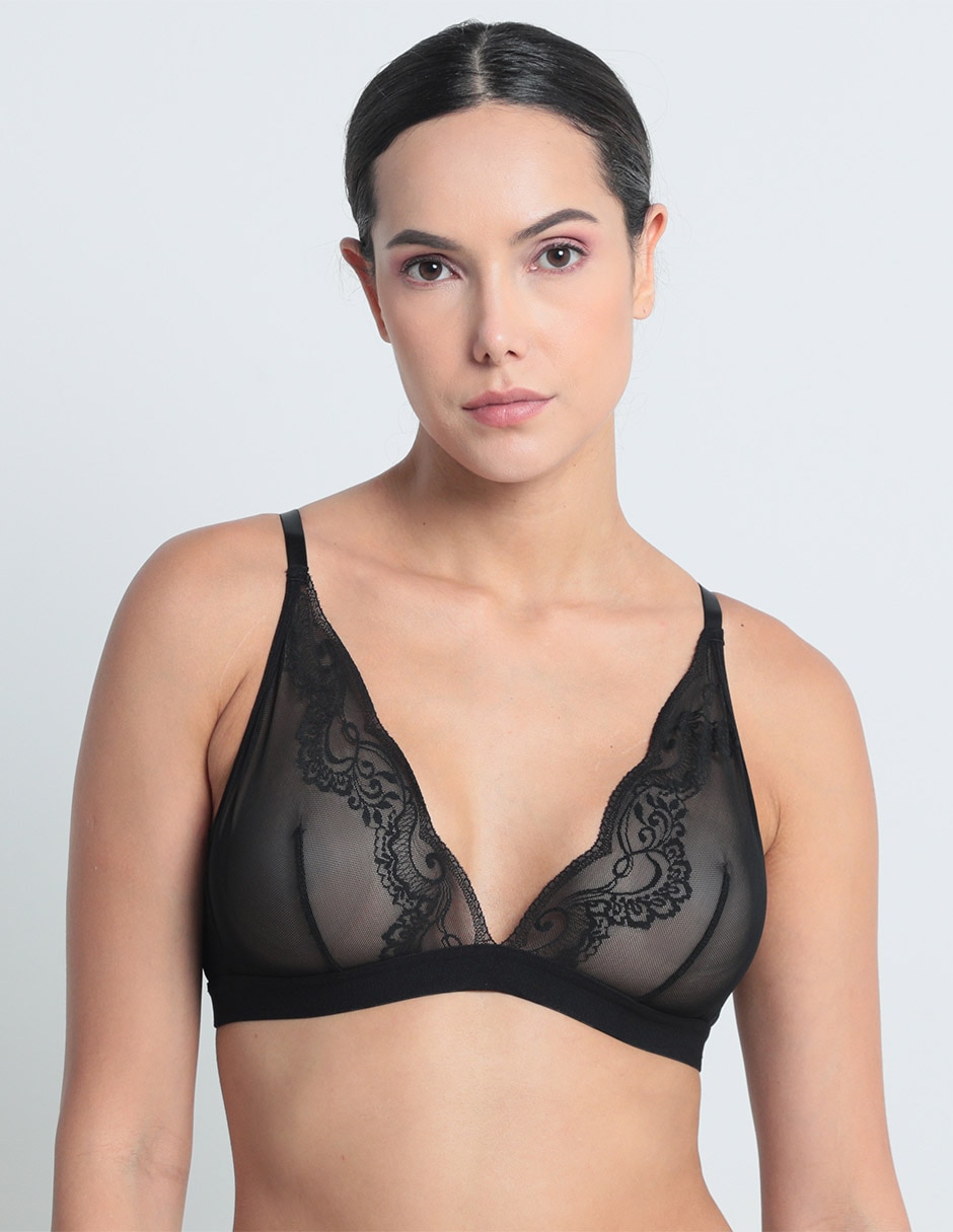 Brassiere demi para mujer