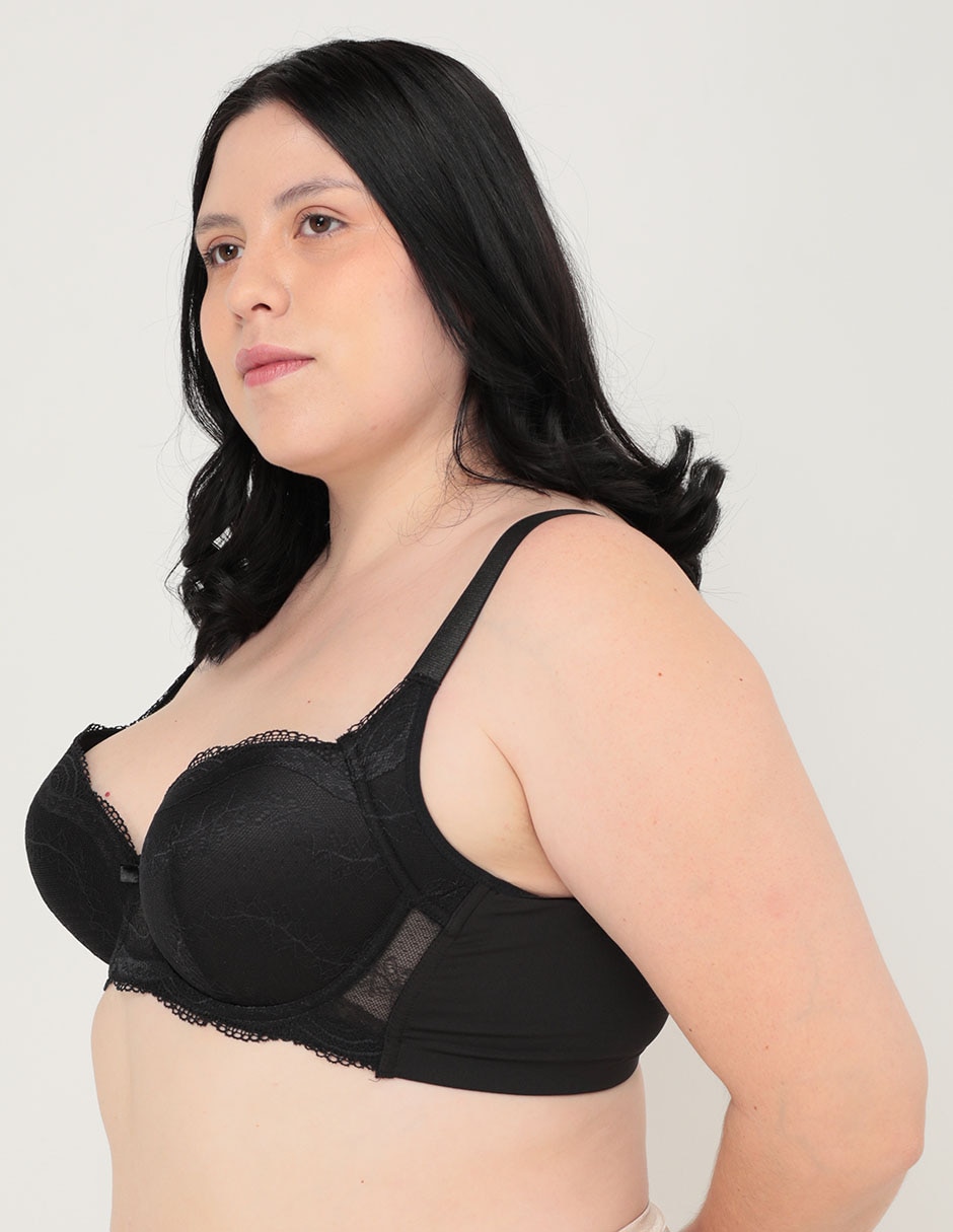 Brassiere copa push up para mujer 4