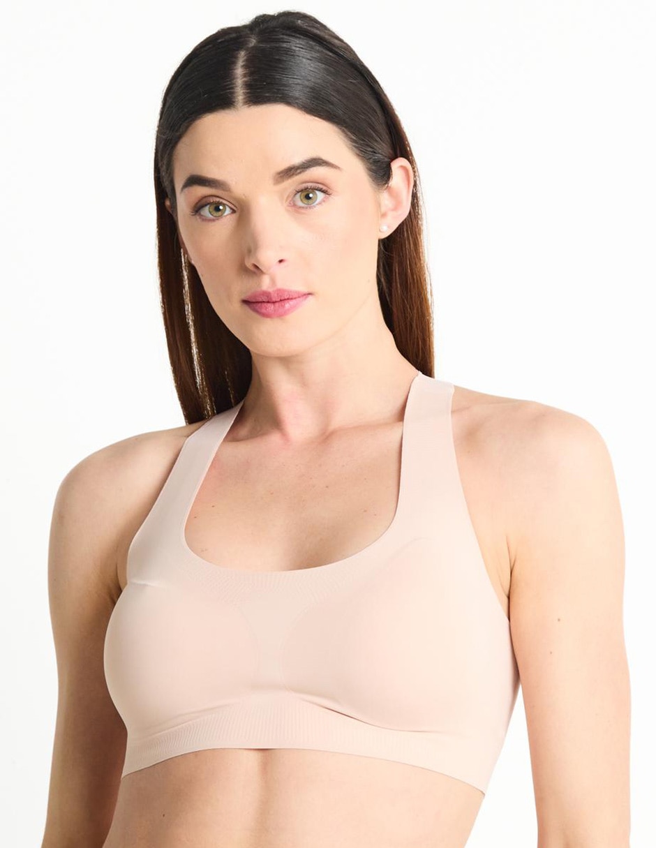 Brassiere peto medio con copa seamless para mujer Brassiere peto medio con copa seamless para mujer