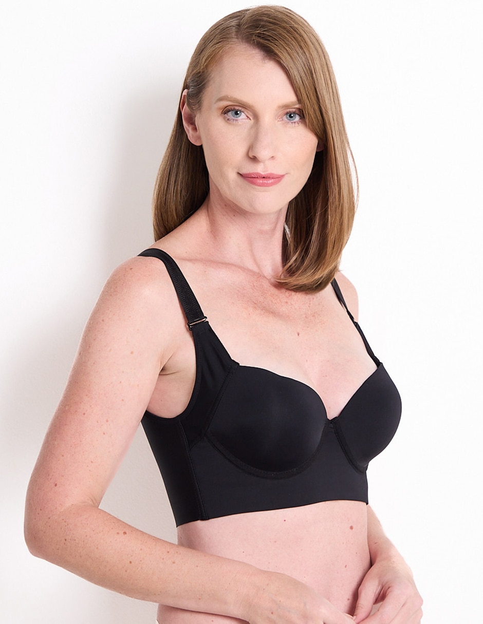 Brassiere peto medio copa preformada seamless para mujer 2