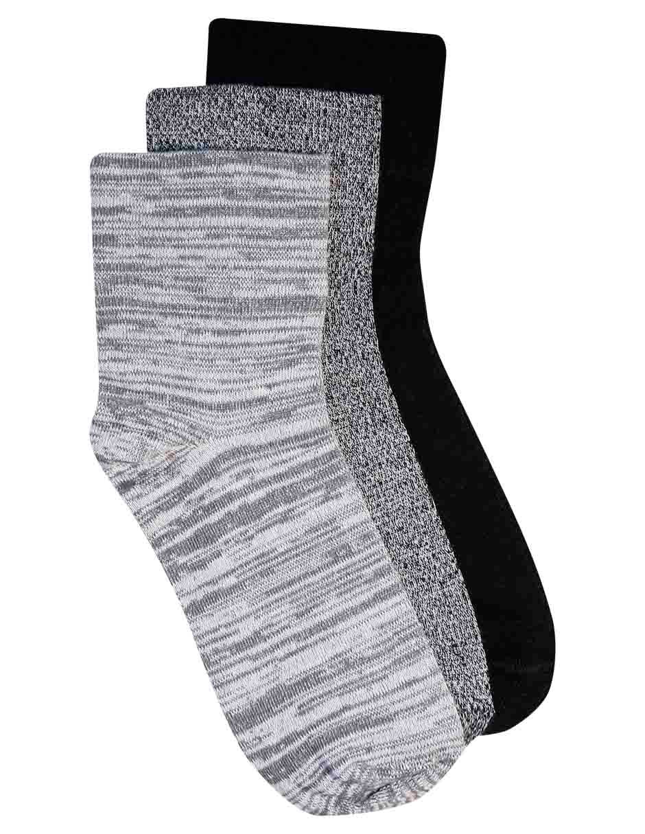 Set calcetín de bambú para mujer 3 pares Set calcetín de bambú para mujer 3 pares