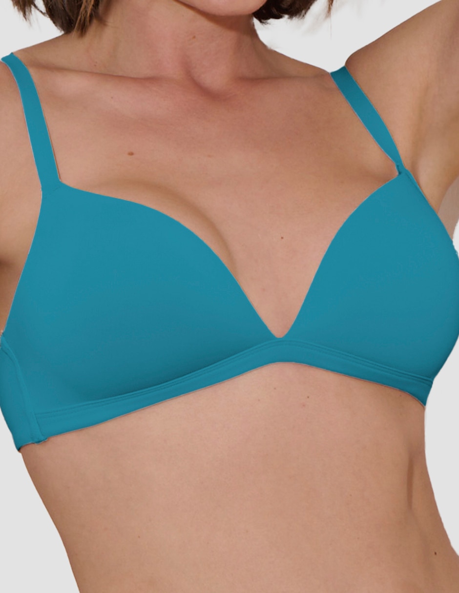 Brassiere demi con copa para mujer 2