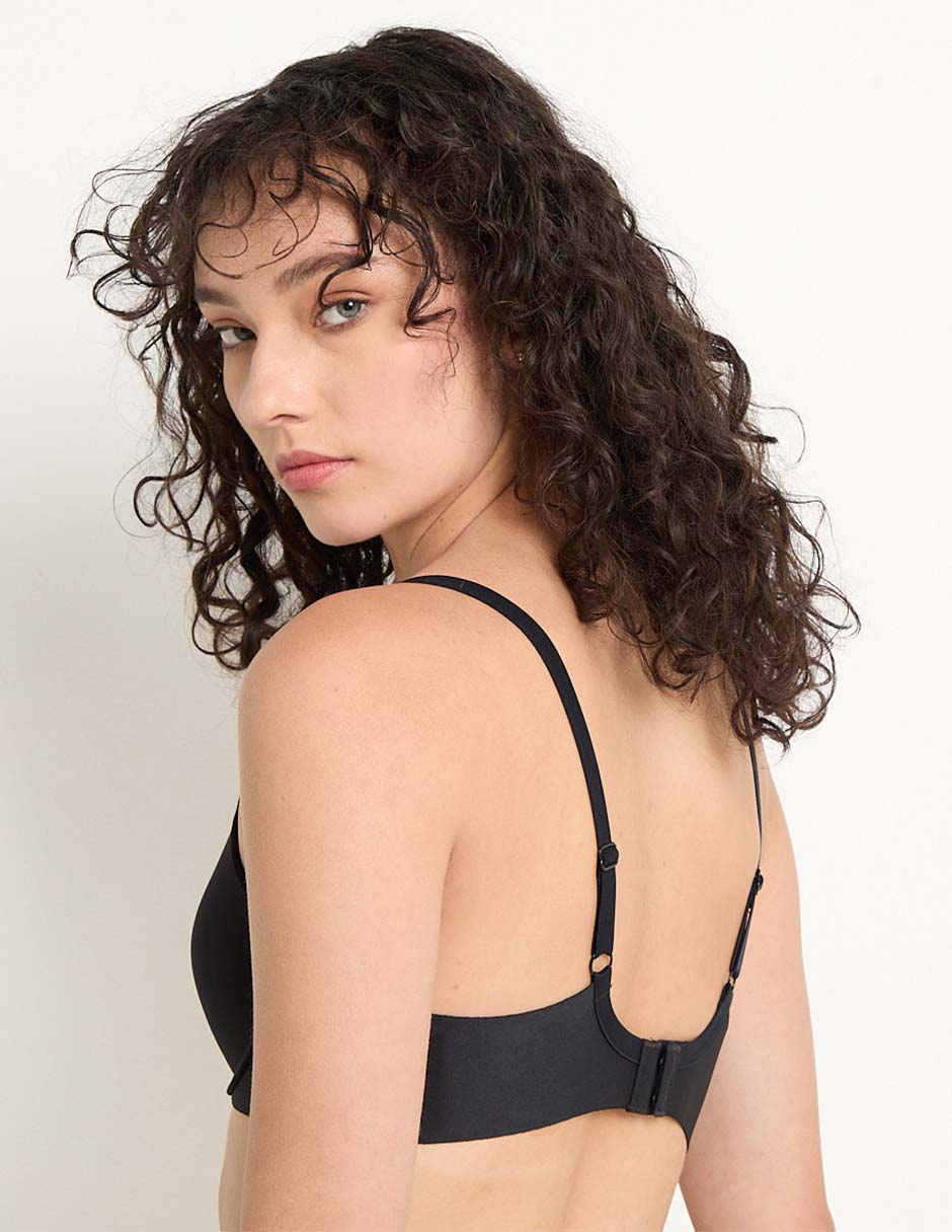 Brassiere demi con copa para mujer 3