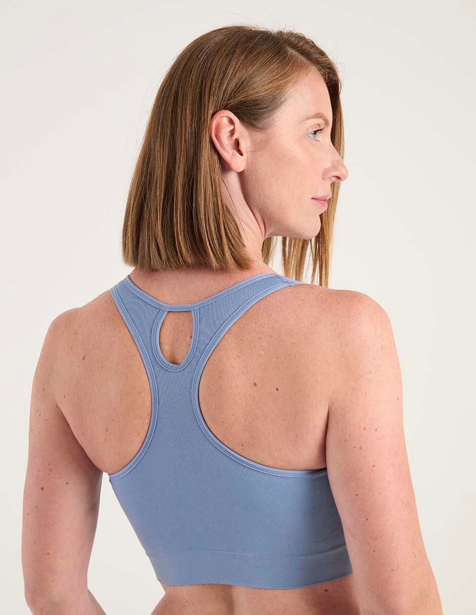 Brassiere deportivo con copa seamless para mujer 2
