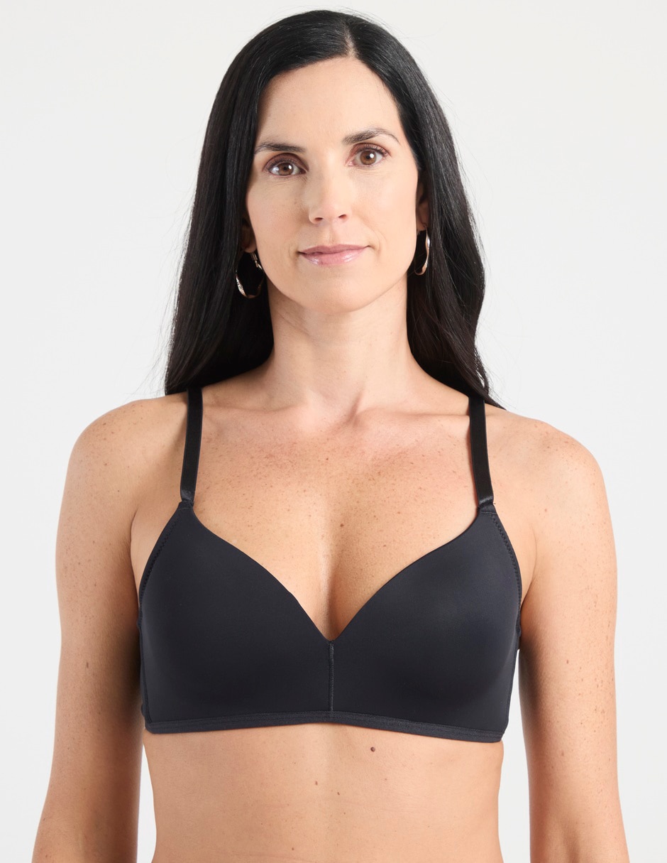 Brassiere demi copa preformada para mujer