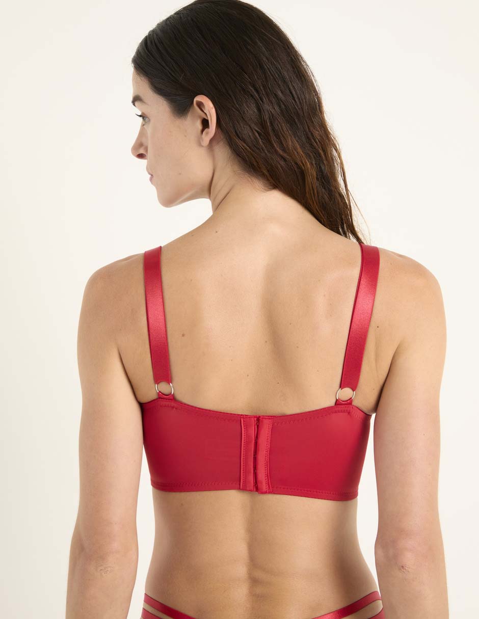 Brassiere escote profundo Vicky Form con copa para mujer