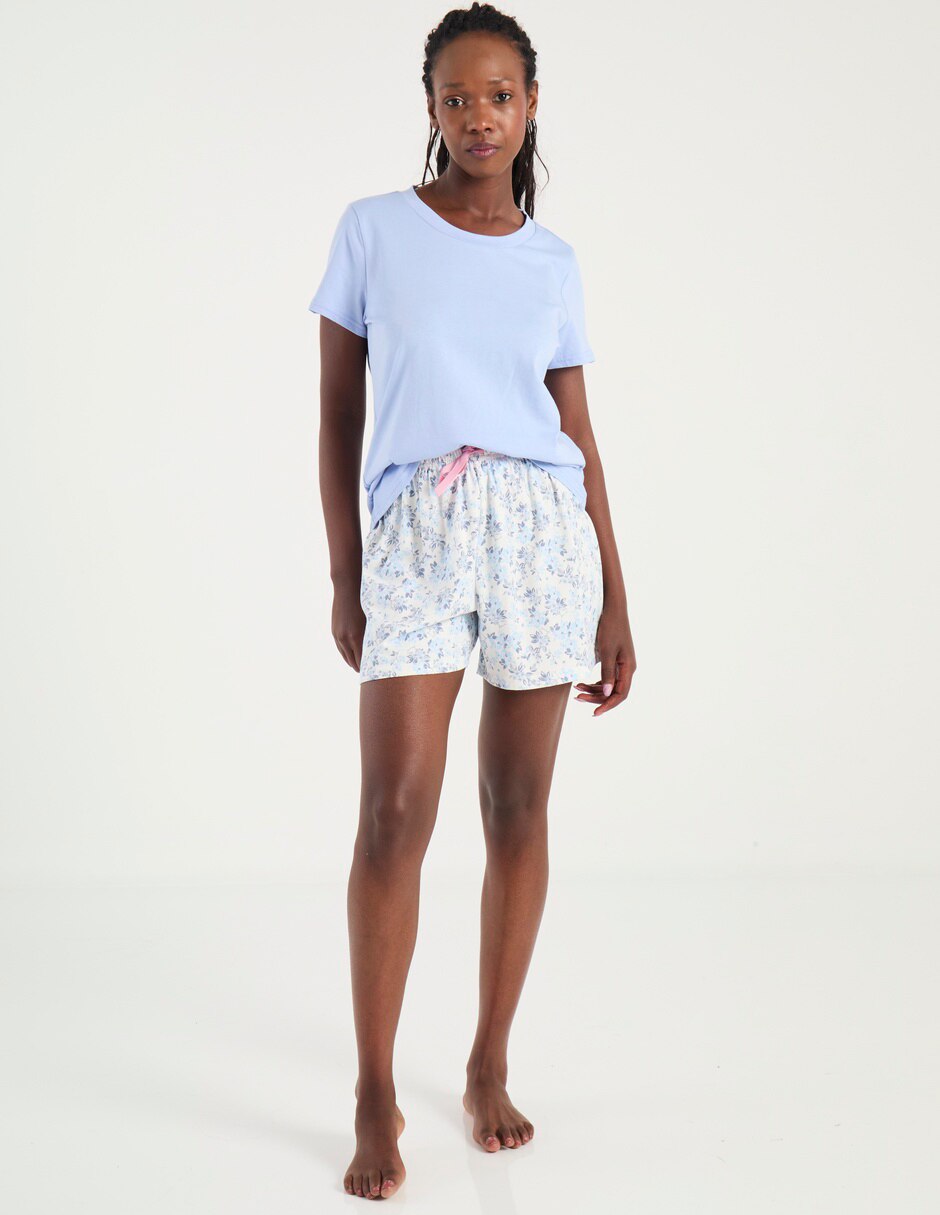 Playera manga corta cuello redondo para mujer 4