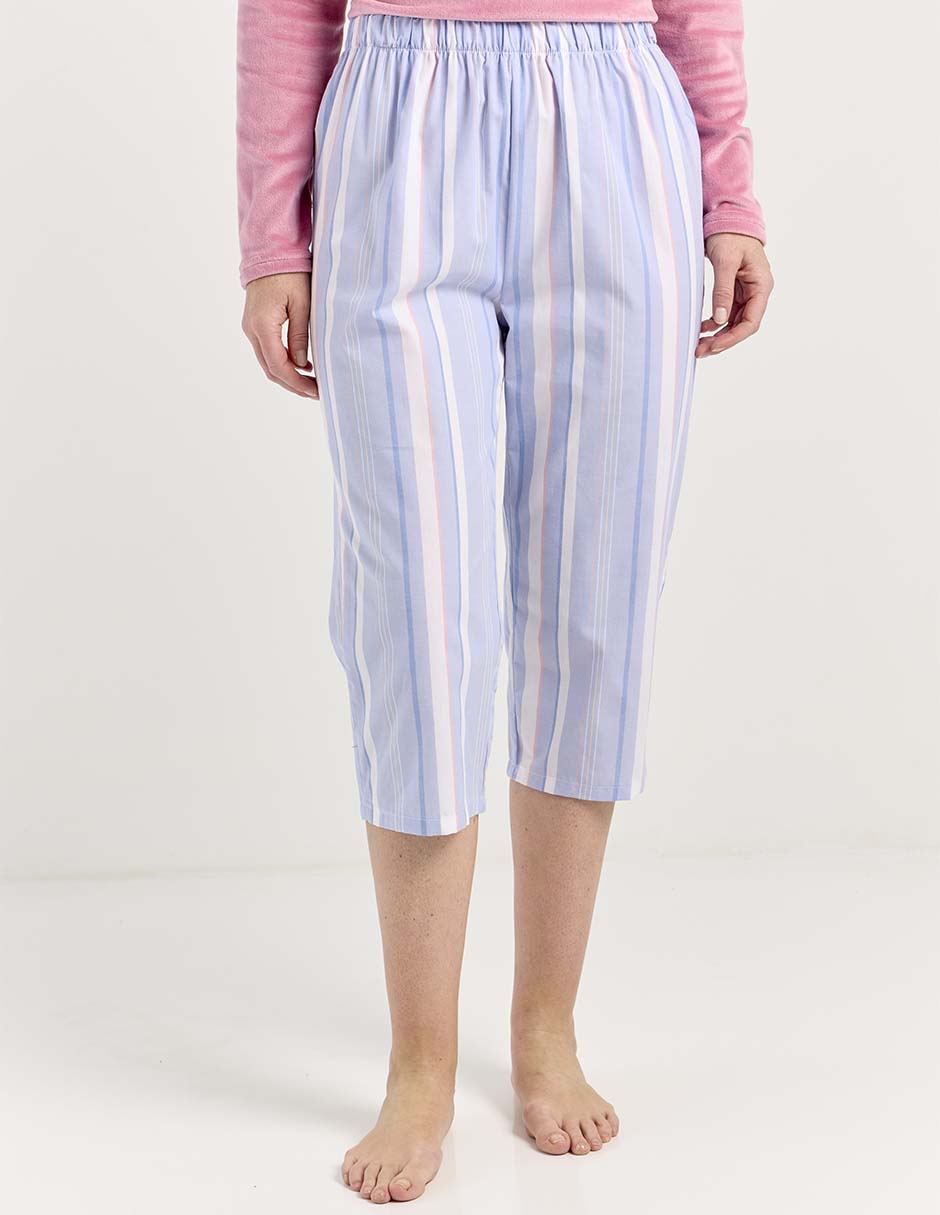 Pantalón capri regular para mujer