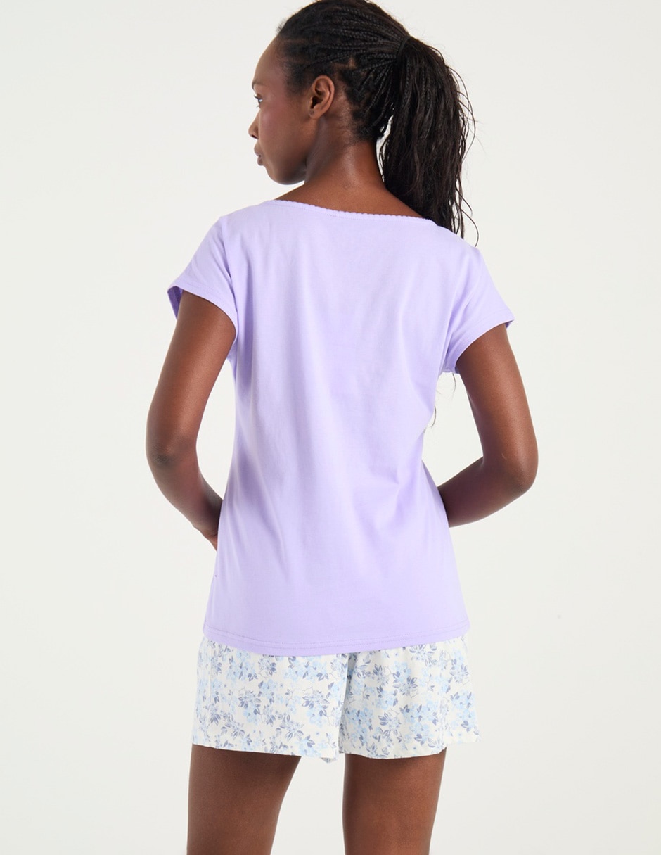 Playera manga corta Weekend cuello redondo para mujer