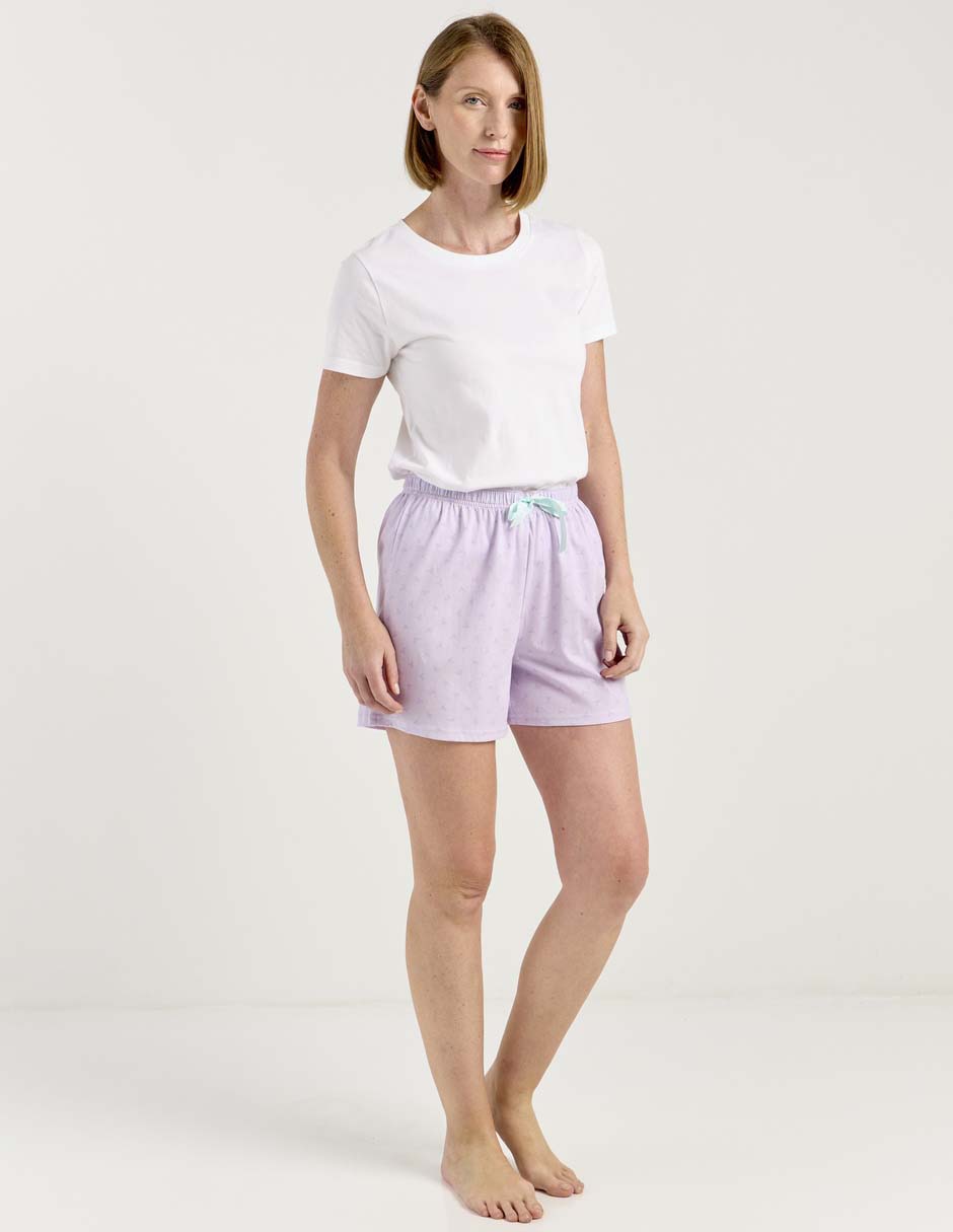 Short Weekend de algodón para mujer