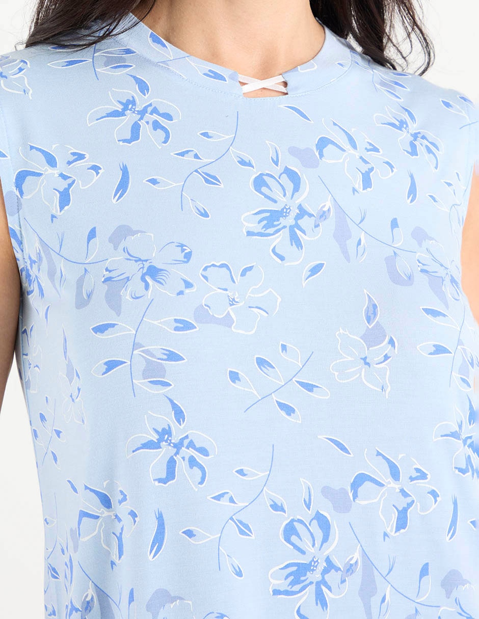 Camisón estampado floral