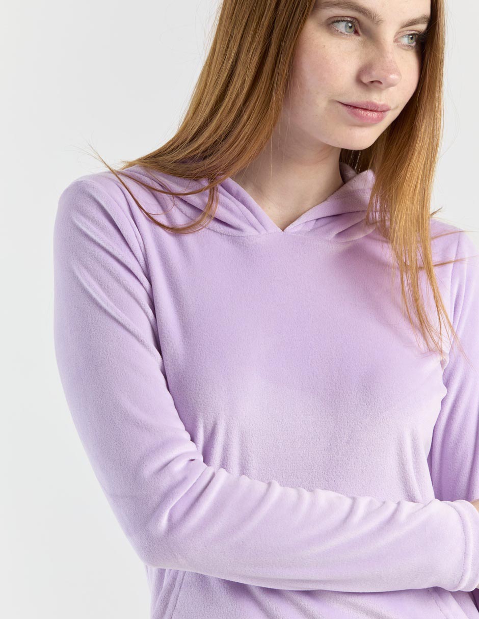 Sudadera con capucha para mujer