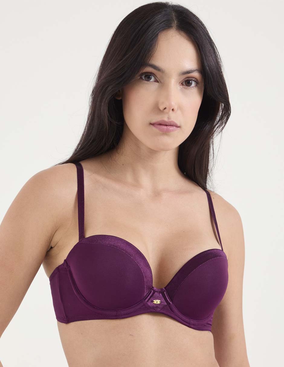 Brassiere demi copa preformada para mujer