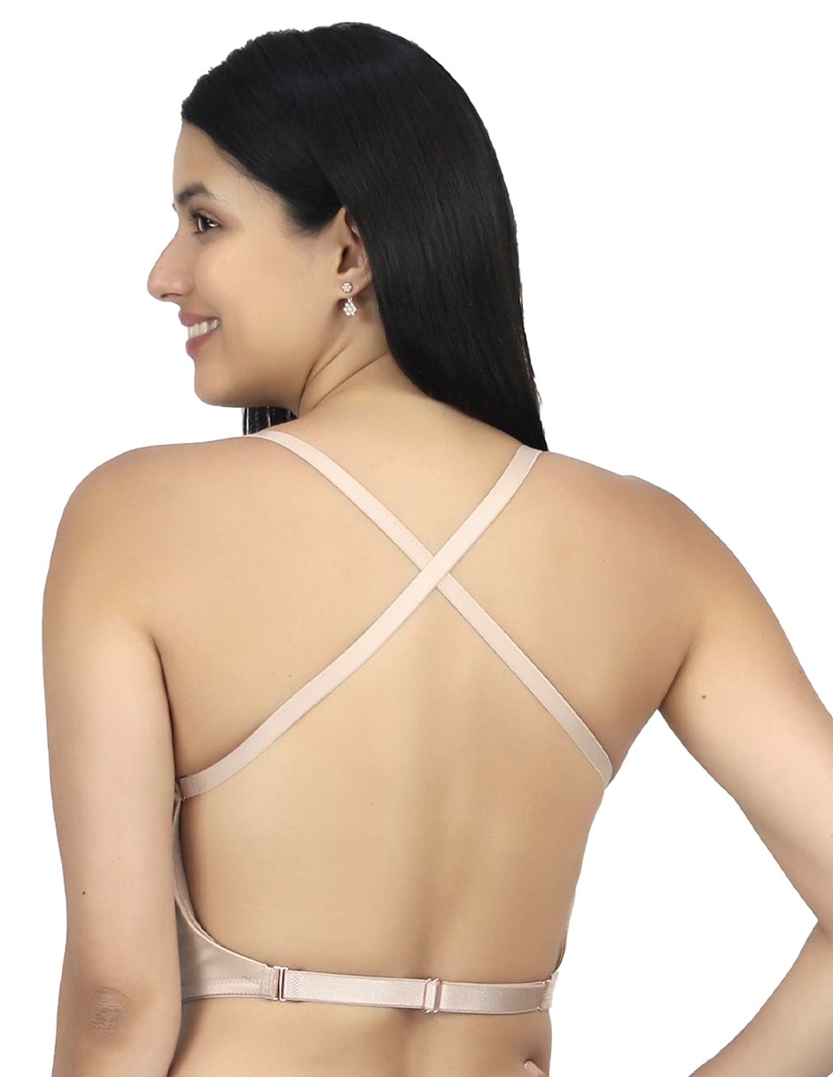 Brassiere peto medio copa preformada para mujer 2