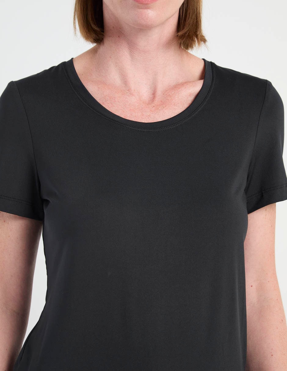 Playera manga corta cuello redondo mujer 2