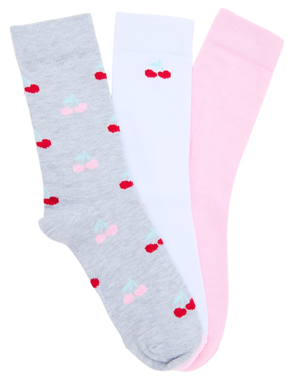 Calceta para mujer 3 pares