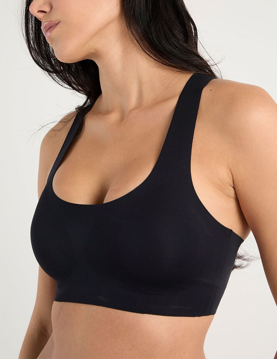 Brassiere peto medio Marel con copa seamless para mujer