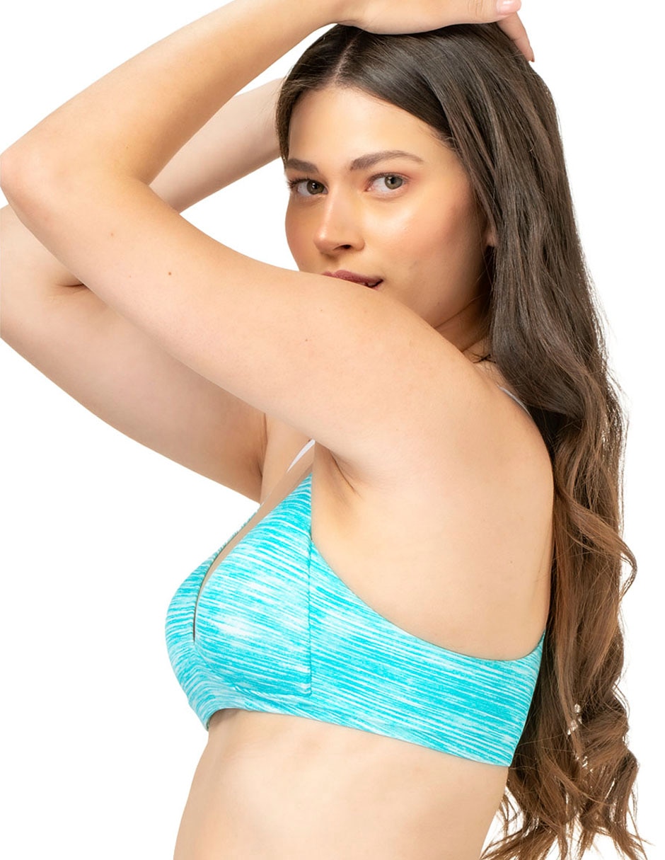 Brassiere bralette con copa para mujer 2