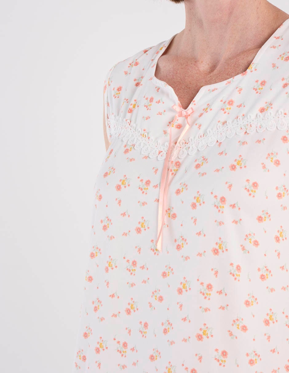Camisón estampado floral de algodón 2
