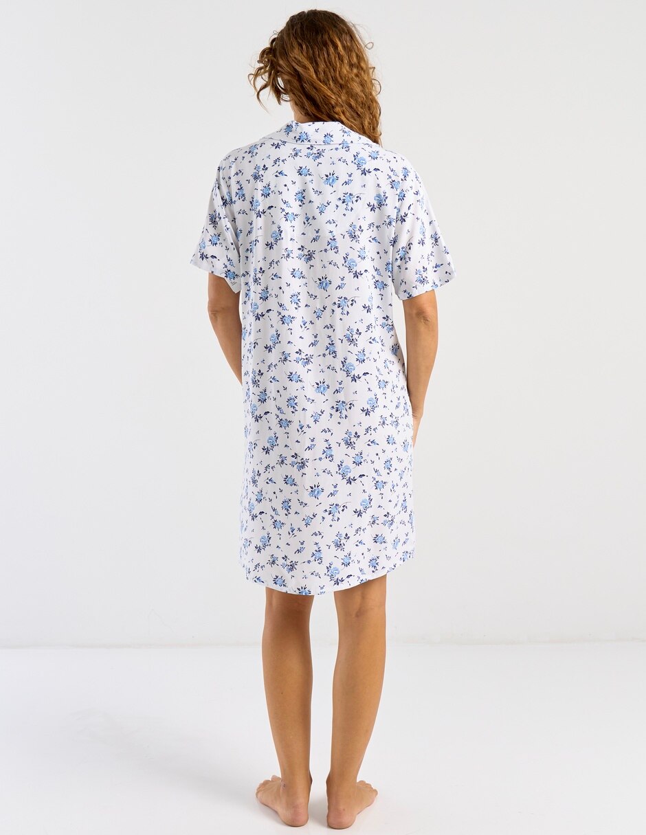 Camisón estampado floral de algodón 6