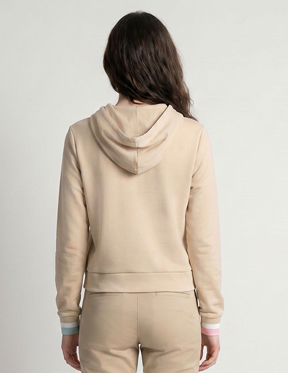 Sudadera con capucha y bolsa para mujer 2