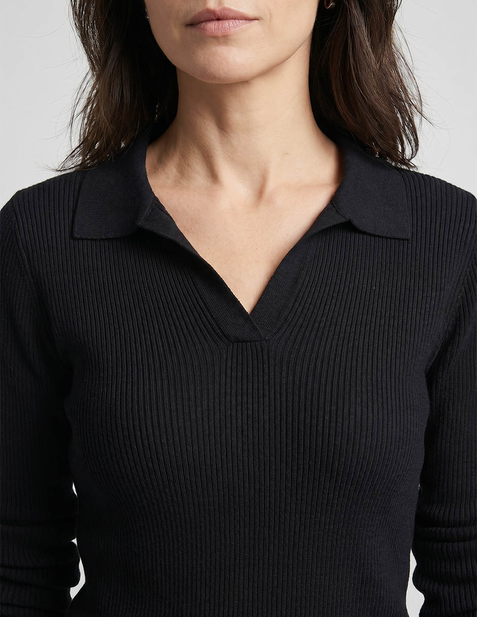 Sudadera con acanalado para mujer 2