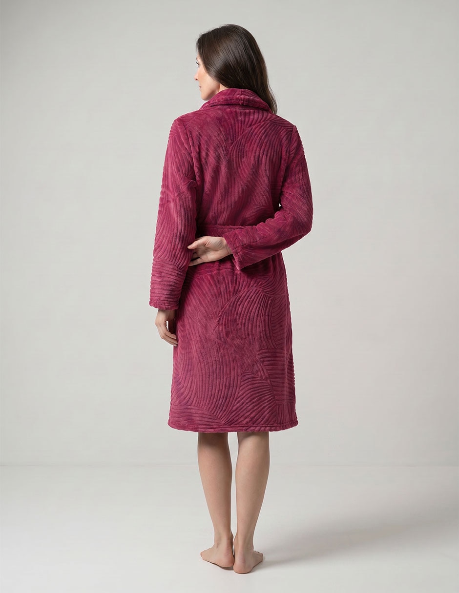 Bata coral fleece para mujer 2