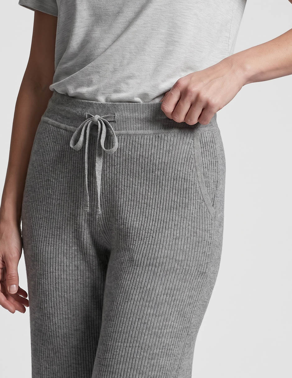 Pants recto con jareta para mujer 3