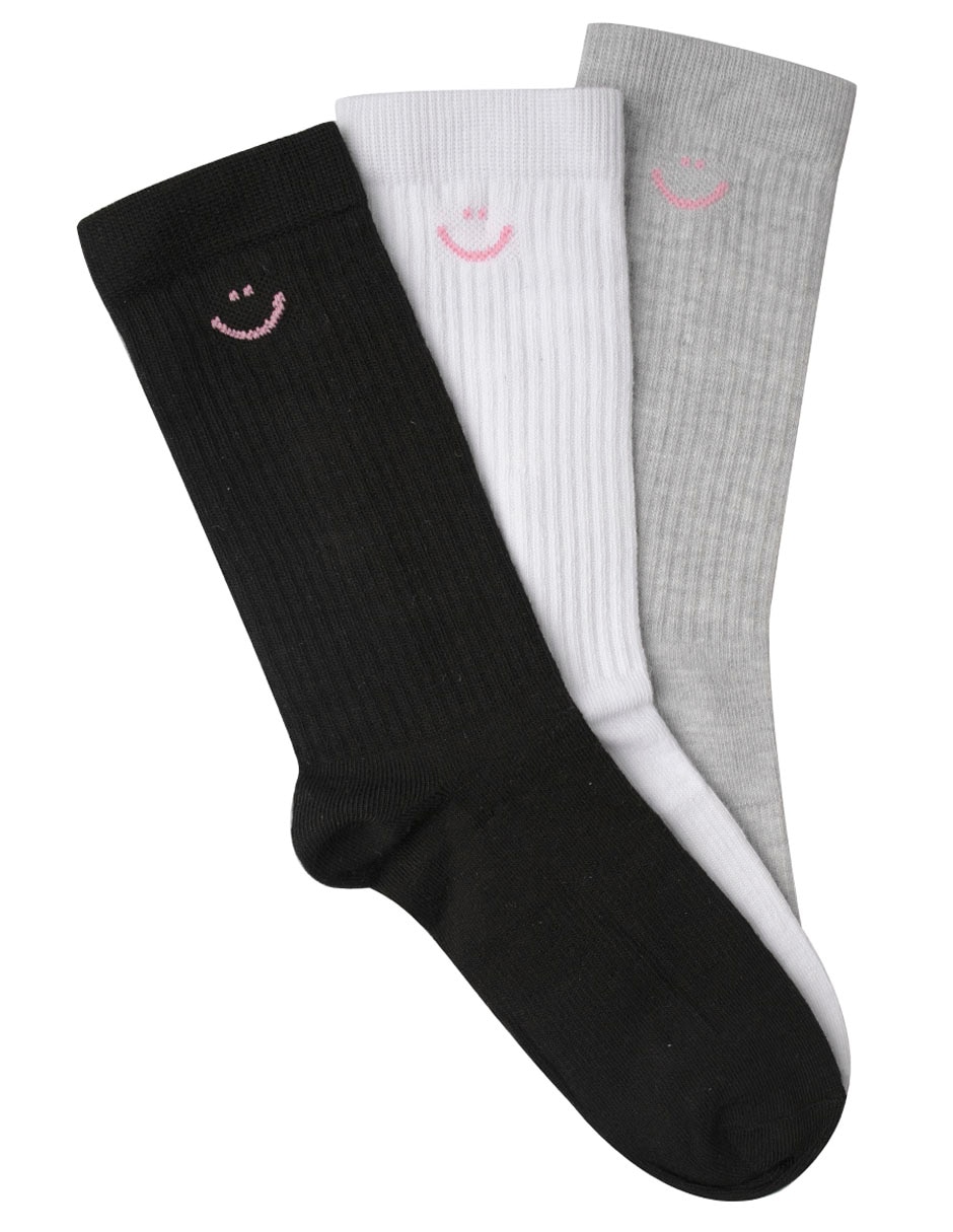 Calceta para mujer 3 pares Calceta para mujer 3 pares