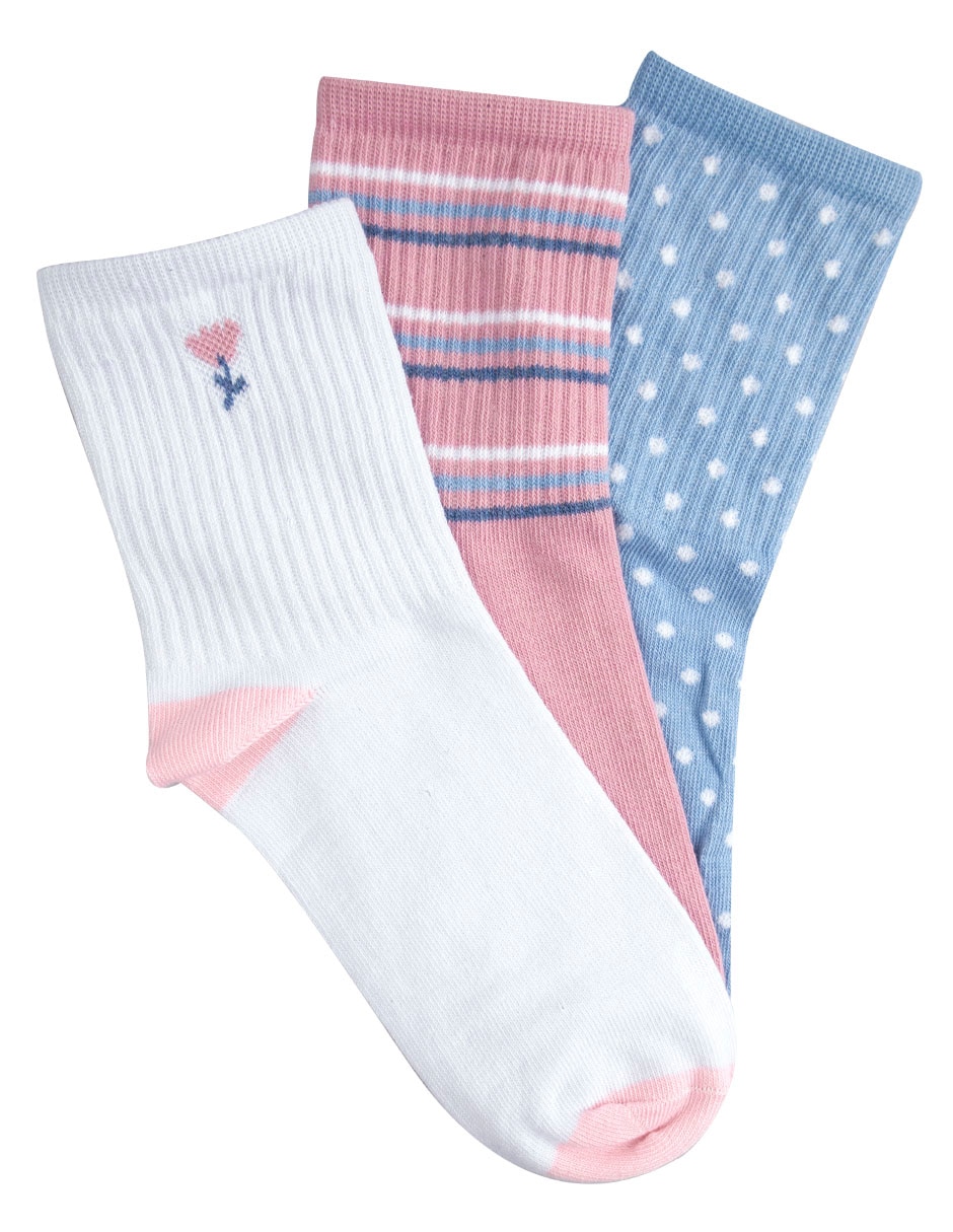 Calcetín para mujer 3 pares